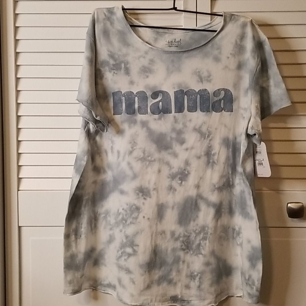 Tie dyed "mama" 0658